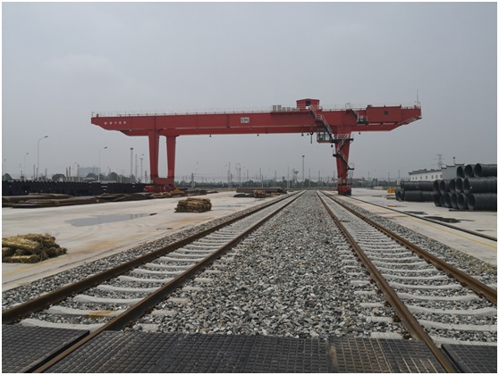 新筑铁路综合物流中心钢铁物流板块进入运营服务阶段